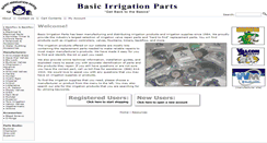 Desktop Screenshot of basicirrigation.com